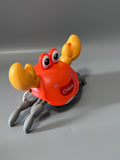 Chiketo Infant Toy, Smart Sensing Crab Toy, Obstacle Avoidance & Auto Direction Change, ABS Material, Orange