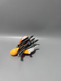 Sibucor Infant Toy – Cute Crawling Crab, Interactive Baby Toy, Safe ABS Material, Bright Orange, 21.7×12.6×11cm