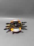 Sibucor Infant Toy – Cute Crawling Crab, Interactive Baby Toy, Safe ABS Material, Bright Orange, 21.7×12.6×11cm
