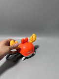 Sibucor Infant Toy – Cute Crawling Crab, Interactive Baby Toy, Safe ABS Material, Bright Orange, 21.7×12.6×11cm