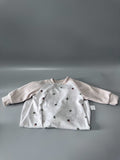 Rutoe Infant Wear, Cotton Long-Sleeve Romper, 3-6 Months, Soft Side-Button Design for Easy Dressing