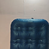 Teant Inflatable mattresses for use when camping, 187×72×22cm, PVC, Waterproof & Flocked Surface, Blue, Heavy-Duty Air Bed with Triple Valve