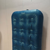 Teant Inflatable mattresses for use when camping, 187×72×22cm, PVC, Waterproof & Flocked Surface, Blue, Heavy-Duty Air Bed with Triple Valve