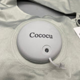 Cococu Inflatable Pillow – Compact & Lightweight, 19x12x4.7 in, Soft Polyester Fiber with TPU Coating, Perfect for Home, Office, Car, and Travel Use