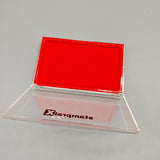 StampralX Ink Pads, 135×85mm Square, Flip-Top Design, Red, Clear Color, Quick Dry