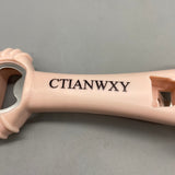 CTIANWXY Jar Opener, 198x33mm, Pink, PP+Stainless Steel – Easy Grip Tool for Bottles, Cans, Jars & Beverage Caps