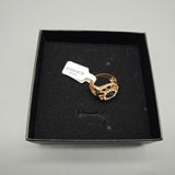 ZVEKMCIP Jewellery – Copper Ring with Moonstone, 3.7g, 2.5x0.9cm, Elegant Design, Perfect for Daily Wear