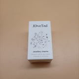 JDveTnd Jewellery Charms, 40 Varieties of Hollowed-Out Plant and Flower Metal Pendants for DIY Jewelry Making