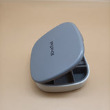 JDveTnd Jewelry Boxes, Gray Portable Storage Box, Made from HIPS+TPR Material
