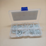 JDveTnd Jewelry Findings, 10 Grids Jewelry Accessories Set with Earring Hooks, Necklace Clasps, and Three Types of Rings