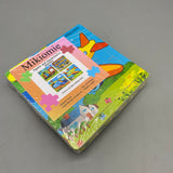 Mikiomie Jigsaw and Manipulative Puzzles – 4-Piece Set, 15x15x0.6cm, Educational Puzzle Toys for Kids Ages 3-6