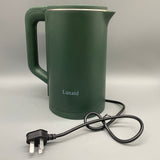 Luxaid Kettles, electric, 1500W Fast Boil, 304 Stainless Steel Double-Layer Body, BPA-Free, 220V