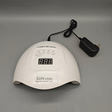 TARO BUNNY LED Nail Lamps, 220W High Power Gel Curing Light with 45 LEDs, Dual UV/LED Light Source, Smart Sensor & No Blackening, Fast Drying Nail Dryer for Salon & Home Use