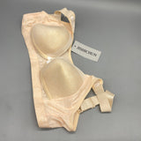 JISHICHUN Ladies' Underwear, Light Yellow, Size 34B – Soft, Breathable Bra for Comfort and Everyday Wear