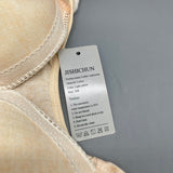 JISHICHUN Ladies' Underwear, Light Yellow, Size 34B – Soft, Breathable Bra for Comfort and Everyday Wear