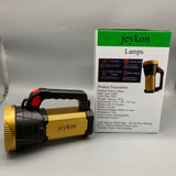 Jeykon Lamps with XPG Chip, Rechargeable, 4 Lighting Modes, Waterproof, 5-8 Hour Battery Life, White, Red & Blue Flashing Lights, USB-C Fast Charging, 500m+ Range