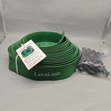 LawnLiner Lawn Edging for Landscaping - 100% New PE Material, Heavy Duty & Flexible, Green Landscape Edging (20FT) - Weather Resistant, Easy to Install for Garden, Yard, Driveway Borders
