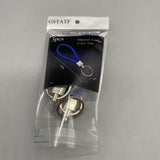 GSTATF Leather Key Chains - Blue, 120x20mm, Lightweight 8g, Durable and Stylish