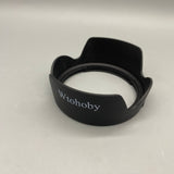 Wtohoby Lens Hoods, ABS Plastic Material, Compatible with 82mm Filters & Lens Caps, Thread Interface, Universal Fit