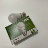 MILIYOU Lightbulbs, White Light, 220V, 5W, E27 Screw, 430LM, Compact Size 45 x 45 x 85 mm