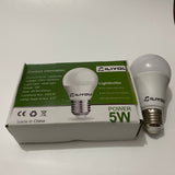 MILIYOU Lightbulbs, White Light, 220V, 5W, E27 Screw, 430LM, Compact Size 45 x 45 x 85 mm