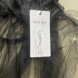 MIMI·JOY Lingerie - Lace Mesh Fabric, Black Color, Size S, Sexy and Comfortable Intimate Wear