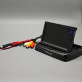 VYNOLIX Liquid crystal display (LCD) monitors – 480x234 Resolution, 12V-36V Input, Cigarette Lighter Power, Compact 4.6×1.2×3.3 Inch Display for Car & Backup Camera