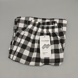 T-costume Lounge Pants for Men, Size M, Polyester, Black and White Colorblock, Soft & Breathable Casual Sleepwear, Elastic Waist