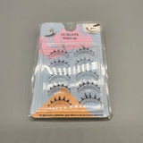 DUSGXPS Make-up - 5 Pairs, Natural Look, Comfortable Fit, Segment Design for Seamless Application