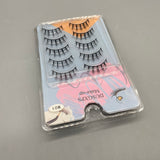 DUSGXPS Make-up - 5 Pairs, Natural Look, Comfortable Fit, Segment Design for Seamless Application