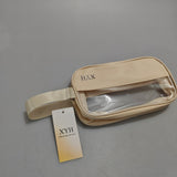 XYH Make-up bags sold empty-Stylish Yellow Design,Stain-Resistant and Durable,Travel-Friendly and Portable