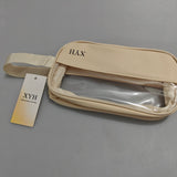 XYH Make-up bags sold empty-Stylish Yellow Design,Stain-Resistant and Durable,Travel-Friendly and Portable