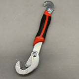 ElvnyBro Manually Operated Hand Wrench, High-Carbon Steel, Adjustable 180° Open Design, Precision Anti-Slip Grip