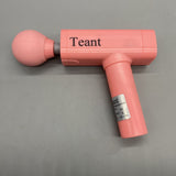 Teant Handheld Massage Apparatus, 190×150×43mm, Pink, 1200mAh, 7mm Vibration Amplitude, 3.7V, Portable Deep Tissue Massager