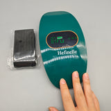 Hefinelle Massaging Apparatus for Personal Use, Green ABS+MMMA Slimming Belt, Soothing Heat for Abdomen & Stomach, Boosts Circulation & Metabolism, Lightweight and Comfortable Design