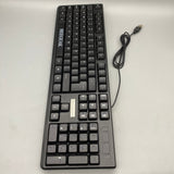 HEEGEAK Mechanical Computer Keyboard – 20 Million Keystroke Lifespan, Spill-Resistant with Drainage Holes, 439x138x22mm, Black
