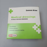 Losoki Kids Medical dressings,Sterile Wound Dressing - Hypoallergenic, Durable, and Healthier Medical Dressings, Pack of 10