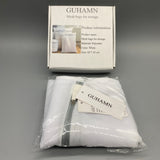 GUHAMN Mesh bags for storage, 60x50cm, White Polyester Material, Breathable, Durable, Perfect for Organizing Clothes, Toys, and Laundry