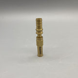 Suiswe Metal Fittings for Pipes, Gold-Plated Spray Nozzle, 9×2.5 inch, Surface Polished, 1/2 Inch Thread, Durable Metal Construction