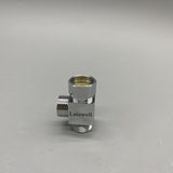 Luiswell Metal Fittings for Pipes, Pure Copper Body with Electroplated Finish, 1/2 Inch Thread, Silver, Three-Way Diverter Valve