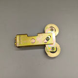 ConsitDone Metal hardware, namely, pulleys - Premium Copper and Stainless Steel Hardware, 18mm Size, Ideal for Aluminum Alloy Doors and Windows - Maximum Load Capacity: 90kg
