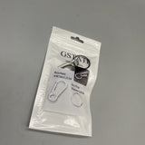GSTATF Metal Key Chains - Silver, 4.8x2.2cm Keychain with 2.8cm Diameter Key Ring, Durable and Stylish