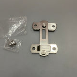 ReigaHood Stainless Steel Door Latch - Durable 201 Stainless Steel, Brushed Surface, Solid Wide Bolt, Secure Recessed Fastening