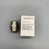 AquaNeurk Metal Pipe Fittings, 34×25mm Stainless Steel, Durable & Lightweight, 53.9g Tested Weight