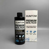 XUMTOM Metal Polishes Professional Multi Surface Spray Cleaner and Degreaser Cuts Heavy Grease Road Film Automotive Detailing Polish Safe on Paint Clear Coats and Plastics for Aluminum Chrome Stainless Steel Wheels 350ml