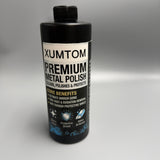 XUMTOM Metal Polishes Professional Multi Surface Spray Cleaner and Degreaser Cuts Heavy Grease Road Film Automotive Detailing Polish Safe on Paint Clear Coats and Plastics for Aluminum Chrome Stainless Steel Wheels 350ml