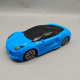 ChattyCubs Model Toy Vehicles, 17×10.5×6cm Blue Die-Cast Sports Car, Realistic Racing Car Design for Kids & Collectors