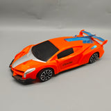 Glowbie Model Toy Vehicles, 30×13×7cm Orange Sports Car Replica, Realistic Die-Cast Racing Car for Kids & Collectors