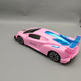 NexiToys Model Toy Vehicles, 30×13×7cm Pink Sports Car Replica, Realistic Racing Car Toy for Kids & Collectors, Die-Cast Design