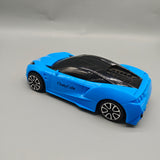 ChattyCubs Model Toy Vehicles, 17×10.5×6cm Blue Die-Cast Sports Car, Realistic Racing Car Design for Kids & Collectors